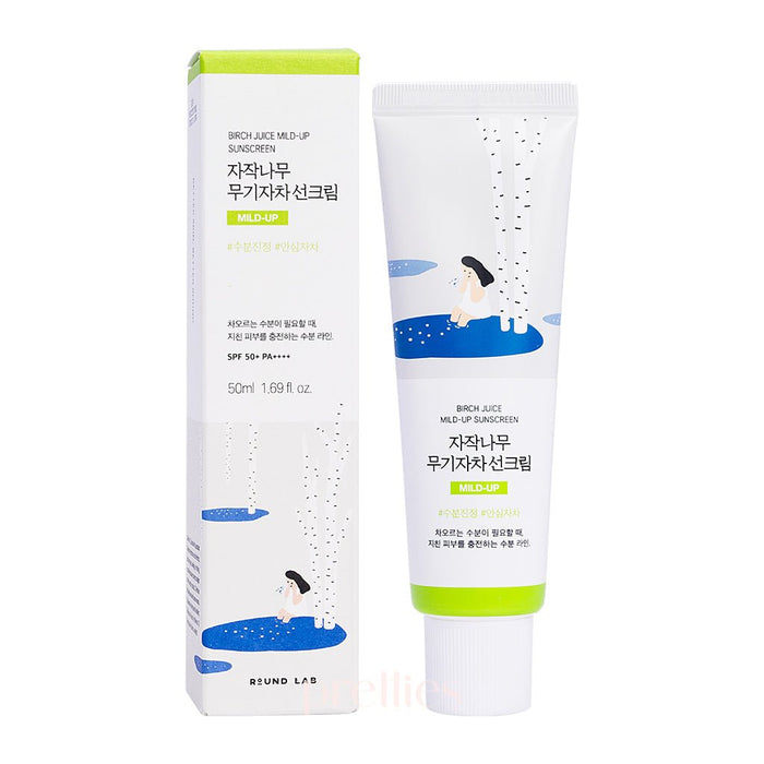 ROUND LAB Birch Mild-Up Physical Sunscreen SPF50+PA++++ 50ml 