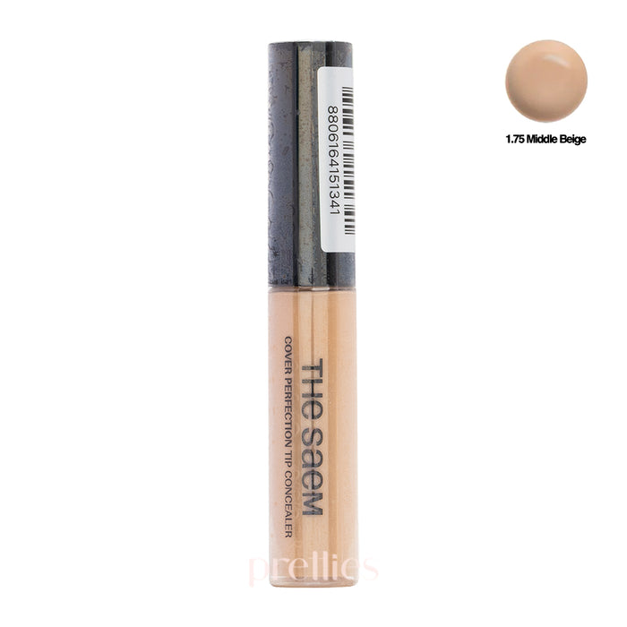 The Saem Cover Perfection Tip Concealer SPF28 PA++ 6.5g (1.75 Middle Beige)