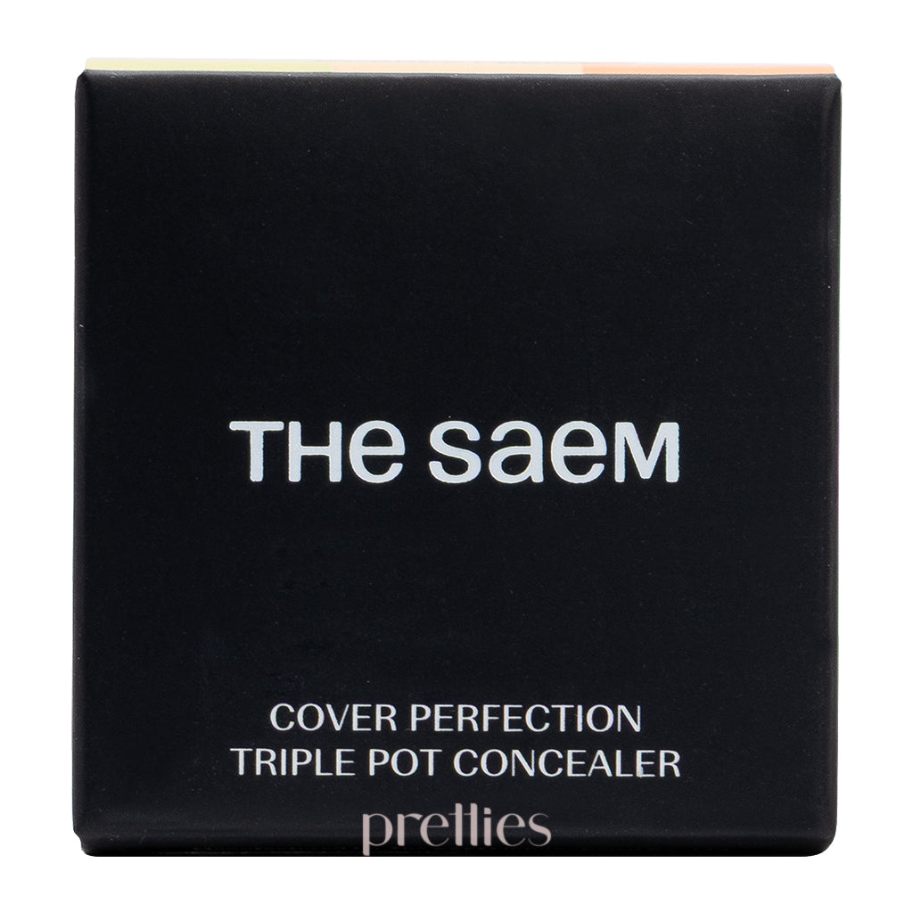 The Saem Cover Perfection Triple Pot Concealer (01 Correct Beige)