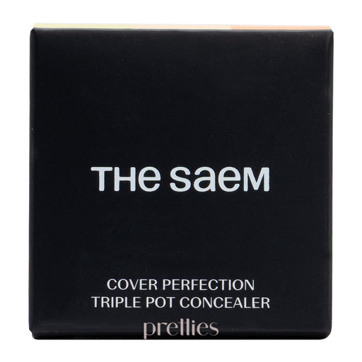 The Saem Cover Perfection Triple Pot Concealer (01 Correct Beige)