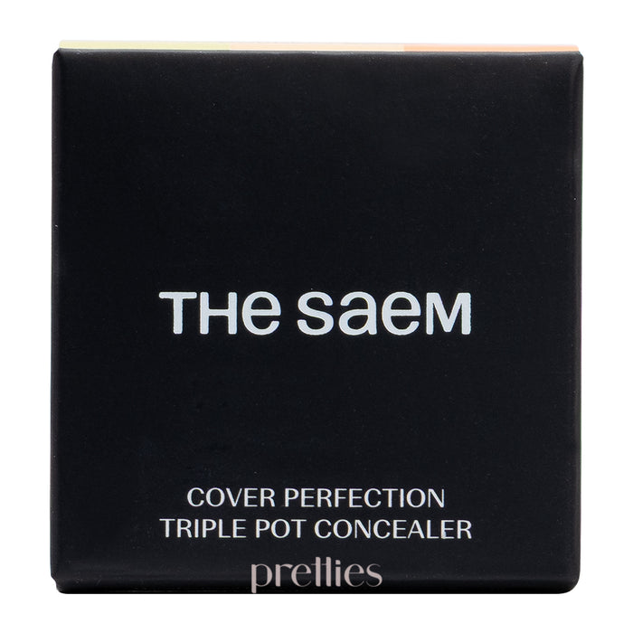 The Saem Cover Perfection Triple Pot Concealer (01 Correct Beige)