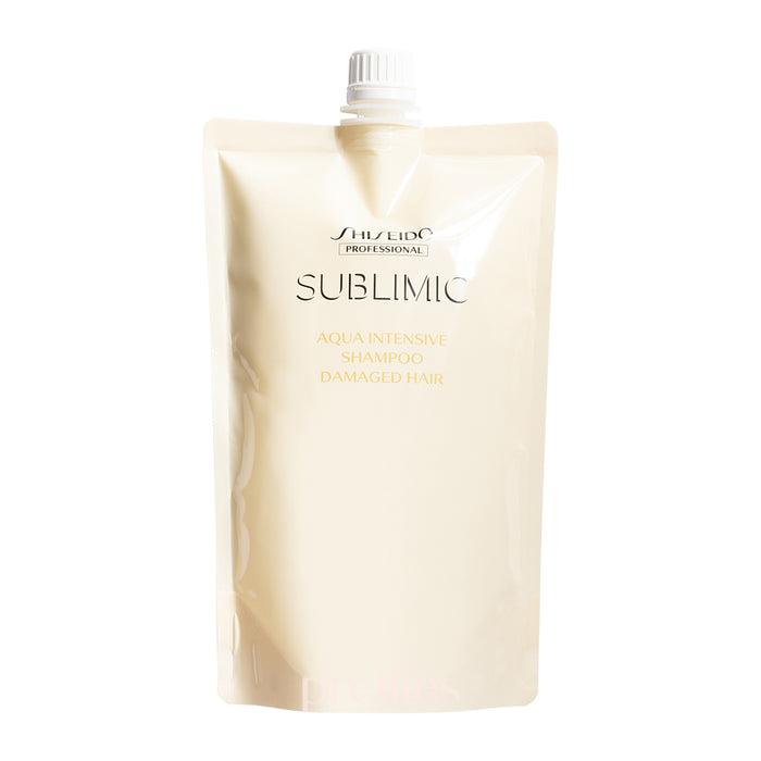 Shiseido SUBLIMIC Aqua Intensive 水凝洗髮乳 (受損髮質) (補充裝) 450ml (金) (935962)