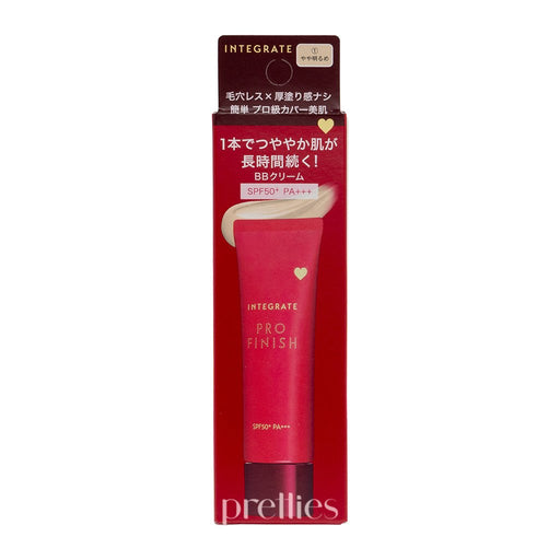 Shiseido INTEGRATE Pro Finish BB Cream SPF50+ PA+++ (1 Bright Beige) 30g - Pretties.com.hk