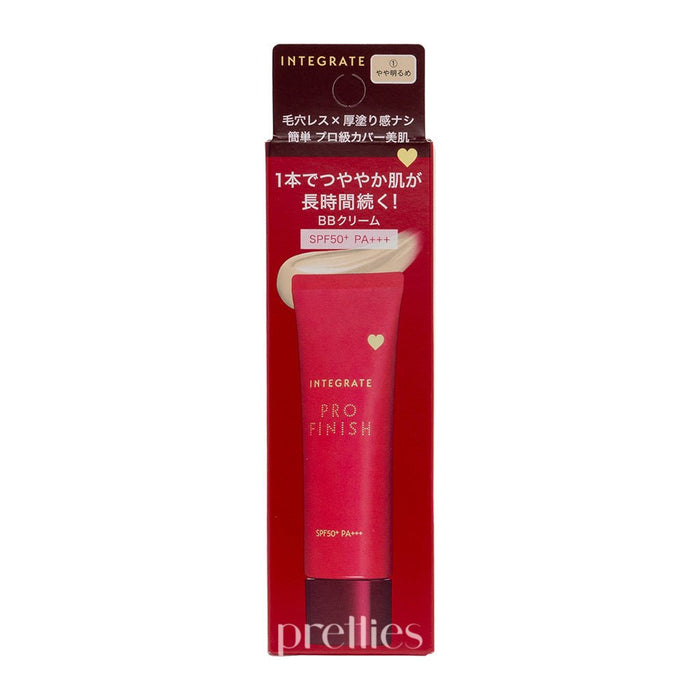 Shiseido INTEGRATE Pro Finish BB Cream SPF50+ PA+++ (1 Bright Beige) 30g - Pretties.com.hk