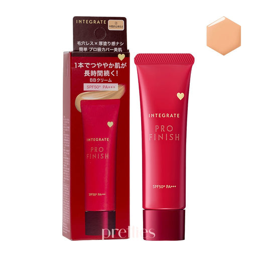 Shiseido INTEGRATE Pro Finish BB Cream SPF50+ PA+++ (2 Natural Beige) 30g - Pretties.com.hk