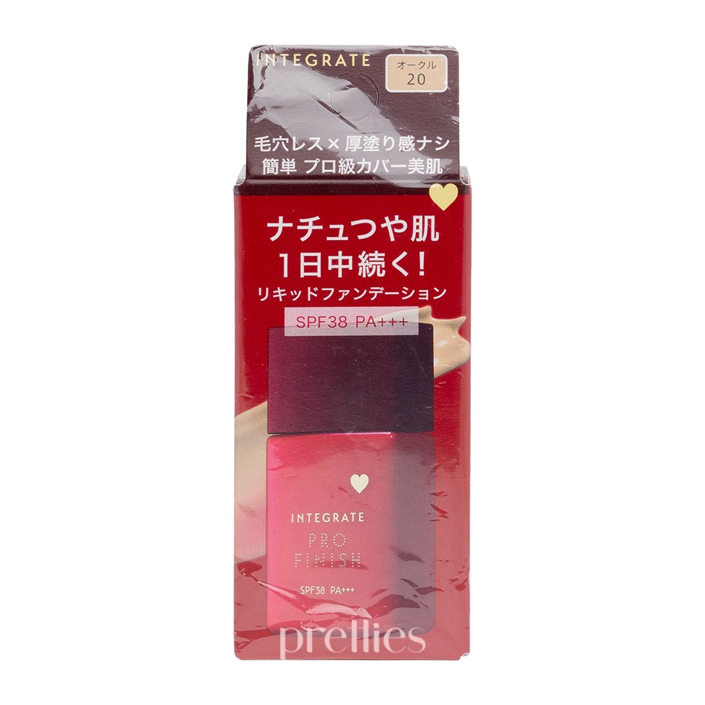Shiseido INTEGRATE Pro Finish Finish Liquid Foundation SPF38 PA+++(Ocher 20 - Natural Beige) 30ml