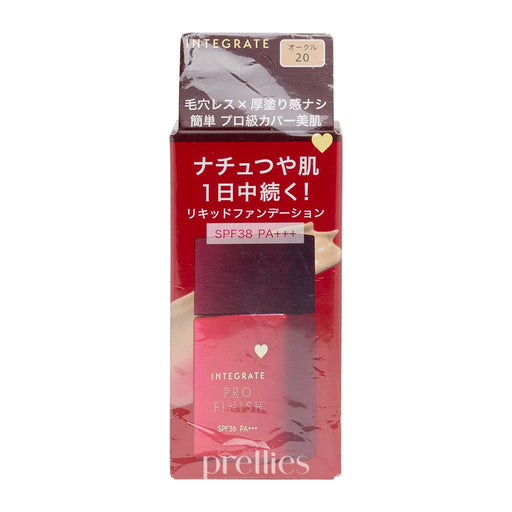 Shiseido INTEGRATE Pro Finish Finish Liquid Foundation SPF38 PA+++(Ocher 20 - Natural Beige) 30ml