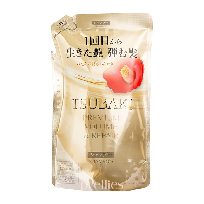 Shiseido 資生堂 TSUBAKI Premium Repair 零秒山茶花極致修護柔潤洗頭水 (補充裝) 300ml (金)