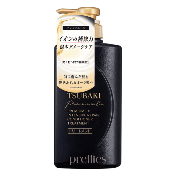 Shiseido TSUBAKI Premium EX Damage care & Repair Conditioner Treatment 450ml (Black) 