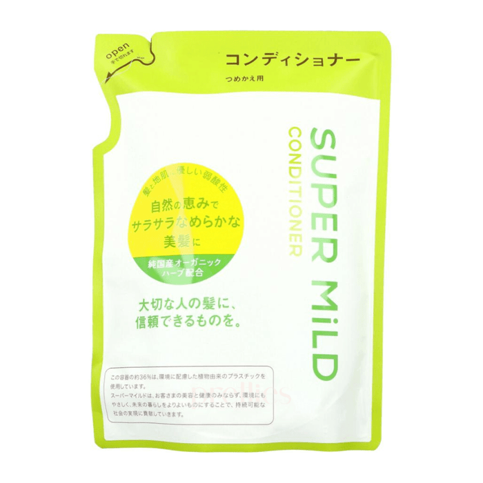 Shiseido SUPER MILD Hair Conditioner (Refill) 400ml (Green) 