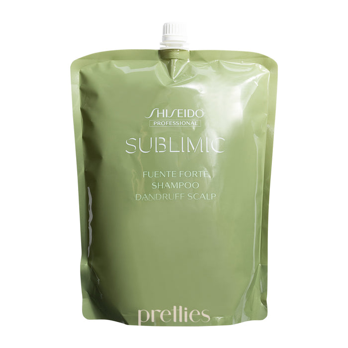 Shiseido SUBLIMIC Fuente Forte 防屑洗頭水 (痕癢頭皮) (補充裝) 1800ml (綠)