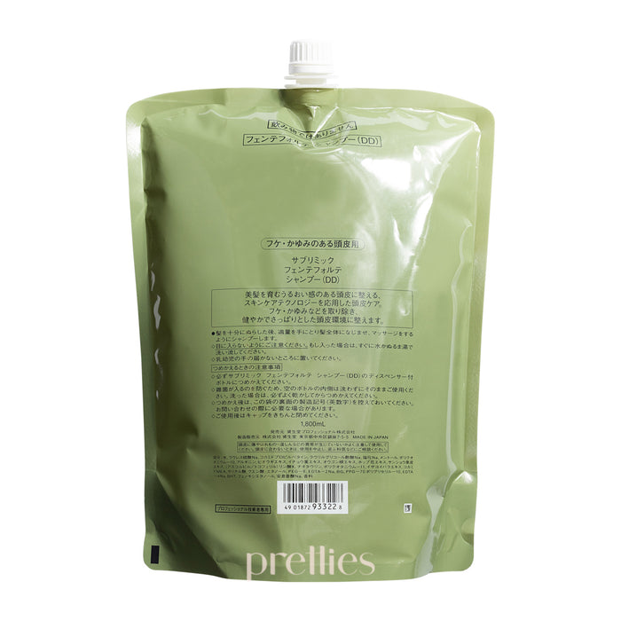 Shiseido SUBLIMIC Fuente Forte Shampoo (Dandruff Scalp - Green) (Refill) 1800ml