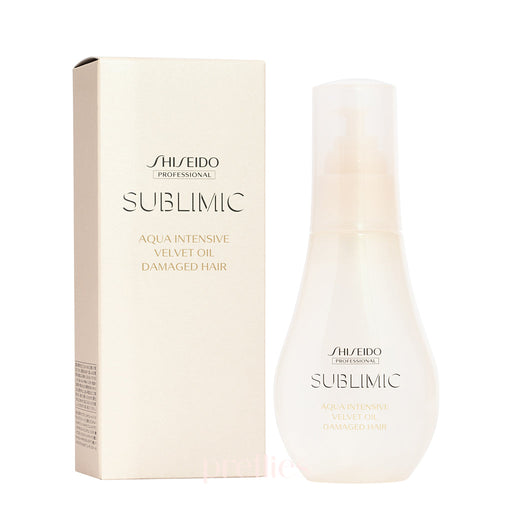 Shiseido SUBLIMIC Aqua Intensive Velvet Oil (Damaged Hair - Golden) 100ml