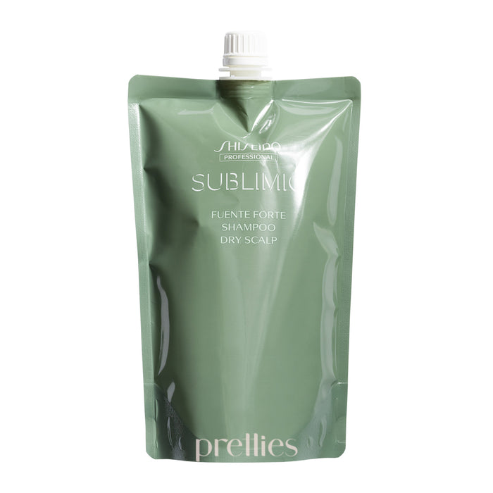 Shiseido SUBLIMIC Fuente Forte 舒緩洗頭水 (乾燥頭皮) (補充裝) 450ml (綠)