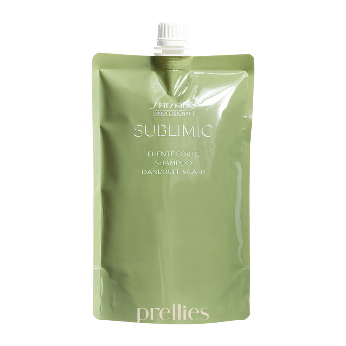 Shiseido SUBLIMIC Fuente Forte 防屑洗頭水 (痕癢頭皮) (補充裝) 450ml (綠)