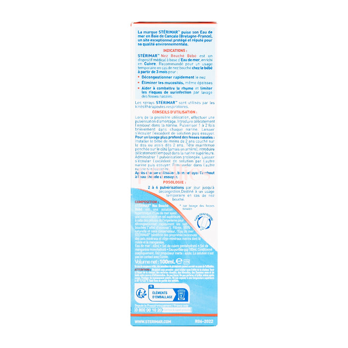 Sterimar Blocked Nose for Baby Nasal Hygiene 100ml