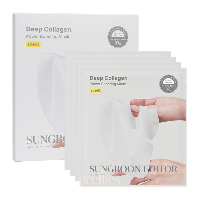 Sungboon Editor Deep Collagen Power Boosting Mask (37g x4pcs/ box) (021812) - Pretties.com.hk