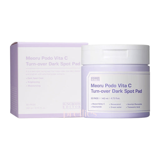 Sungboon Editor Meoru Podo Vita C Turn-over Dark Spot Pad 60pads/140ml