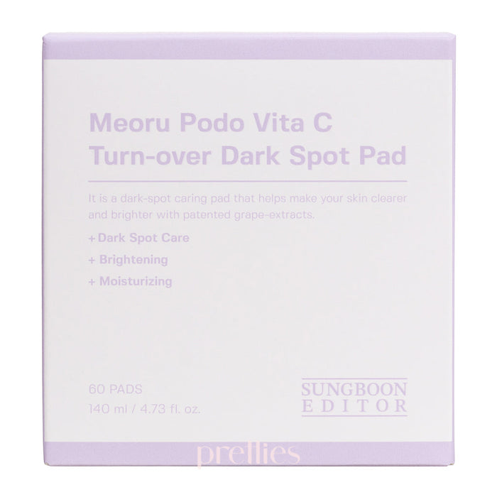 Sungboon Editor Meoru Podo Vita C Turn-over Dark Spot Pad 60pads/140ml