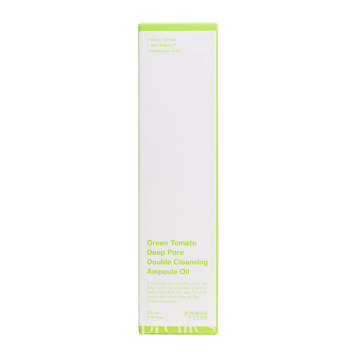 Sungboon Editor Green Tomato Deep Pore Double Cleansing Ampoule Oil 200g