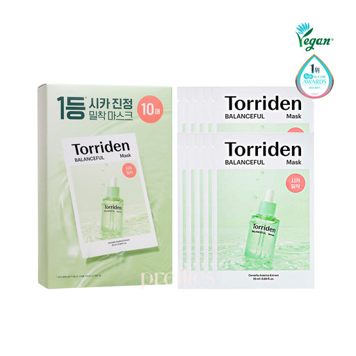 Torriden Balanceful Cica Mask (10 Sheets x 1 Pack)