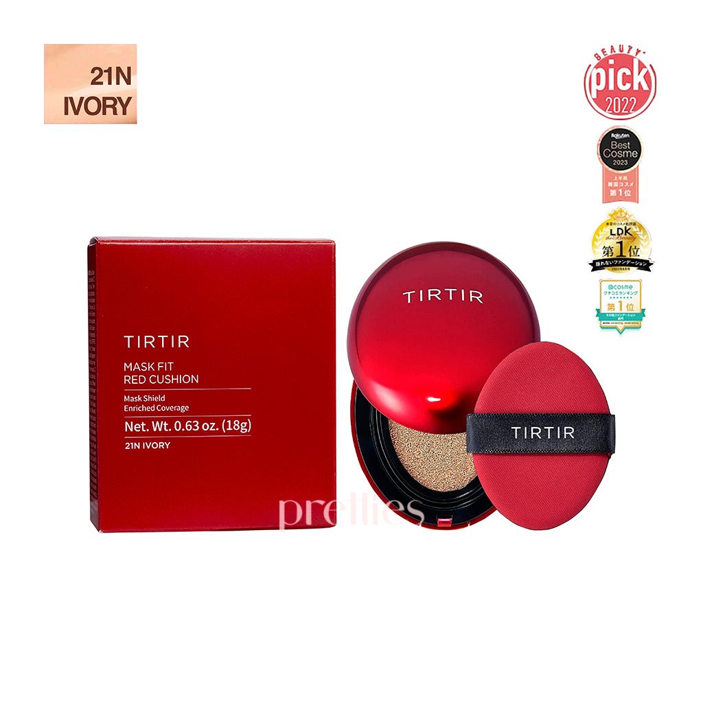 TIRTIR Mask Fit Red Cushion SPF40 PA++ 18g (21N Ivory)｜Pretties
