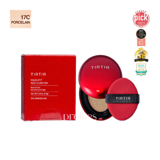 TIRTIR Mask Fit Red Mini Cushion SPF40 PA++ 4.5g (17C Porcelain)