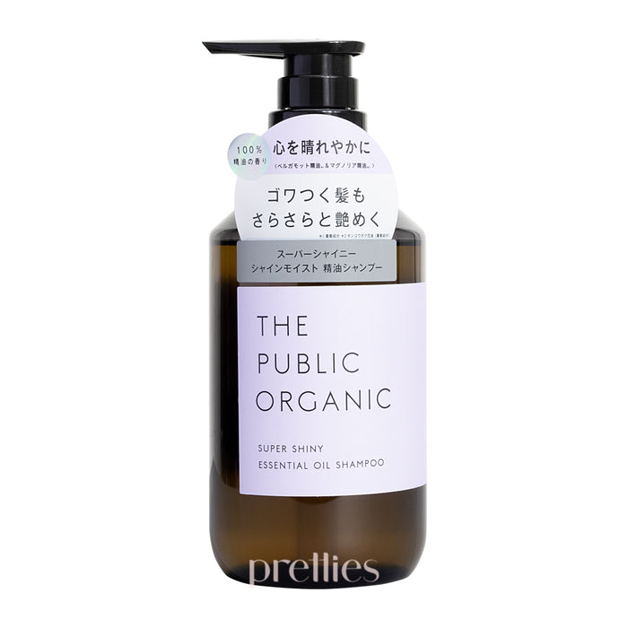 THE PUBLIC ORGANIC Super Shiny Essential Oil Shampoo (Bergamot & Magnolia) 480ml