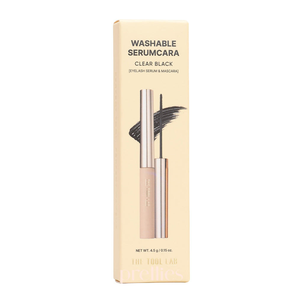 THE TOOL LAB Washable Serum Cara (Serum Mascara) - Black