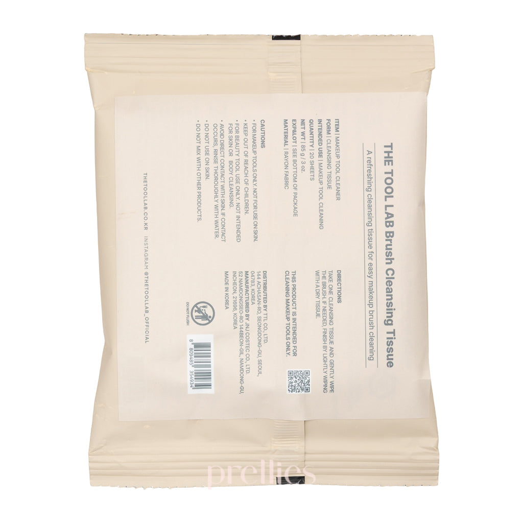 THE TOOL LAB 1036 Daily Brush Cleansing Tissue(20pcs)