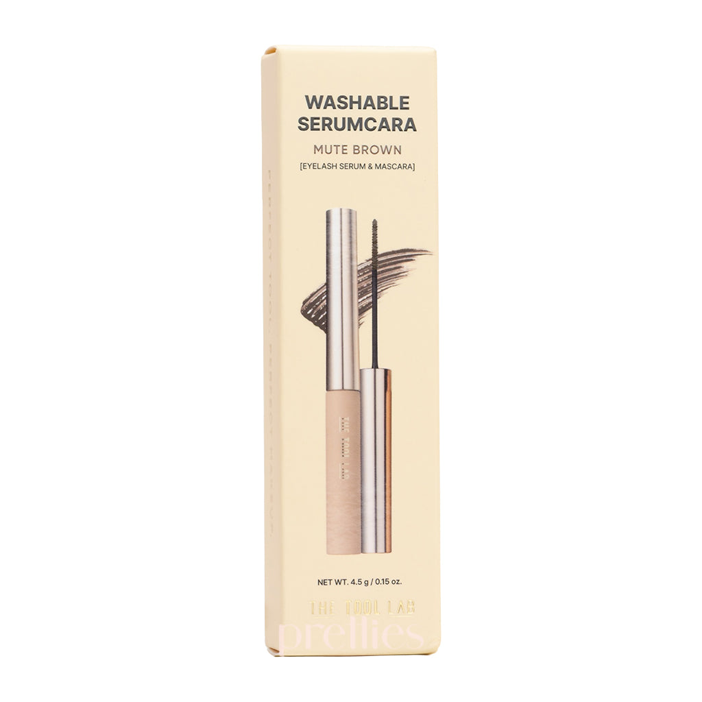 THE TOOL LAB Washable Serum Cara(Serum Mascara) - Mute Brown
