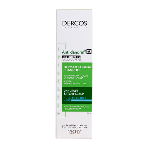 VICHY Dercos Anti-Dandruff Shampoo (Normal to oily hair) 200ml