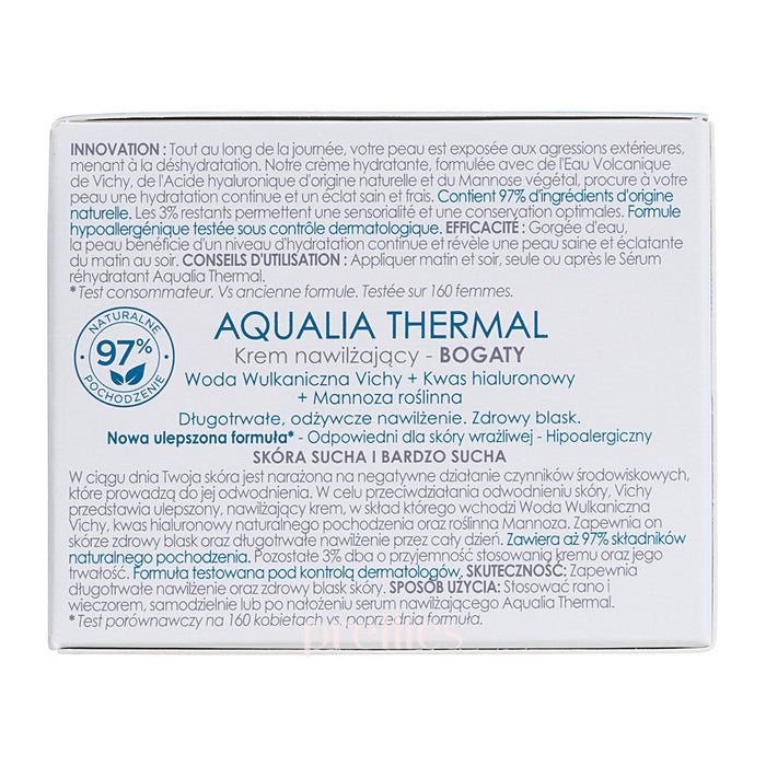 VICHY Aqualia Thermal Rich Hydrating Cream 50ml