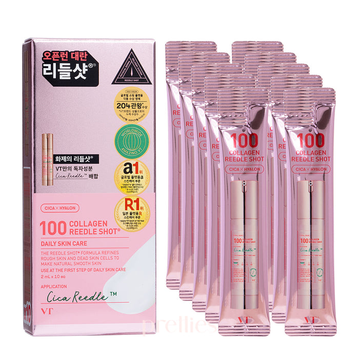 VT 膠原蛋白塗抹式微針精華 Reedle Shot 100 (2ml*10包)