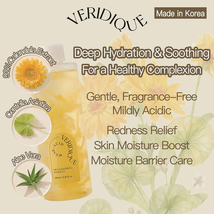 Veridique Cica Calendula Water 2.5 250ml - Pretties.com.hk