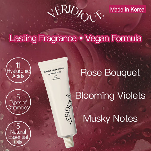 Veridique Hand & Body Cream (Oakmoss Rose) 50ml - Pretties.com.hk