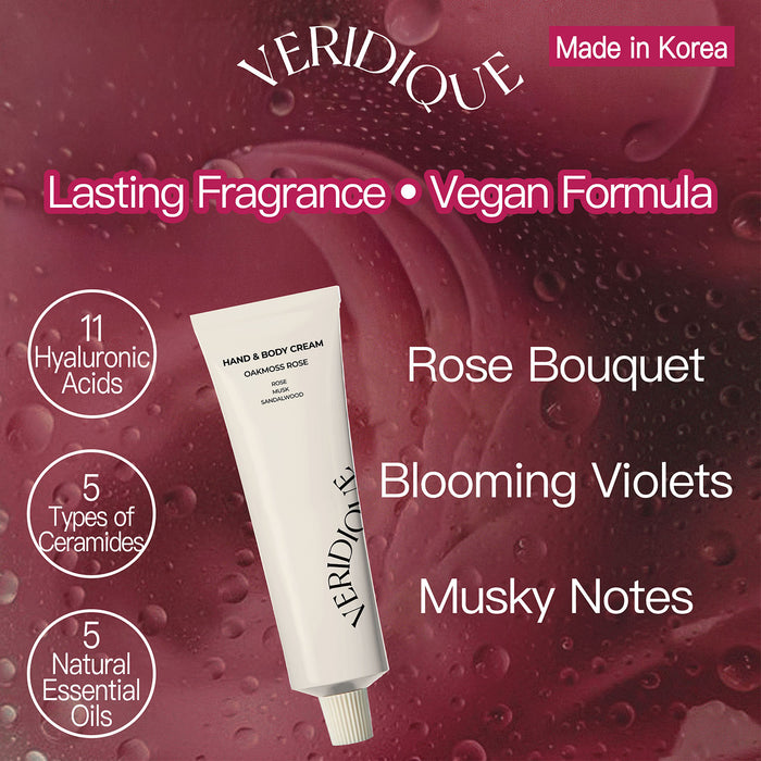 Veridique Hand & Body Cream (Oakmoss Rose) 50ml - Pretties.com.hk