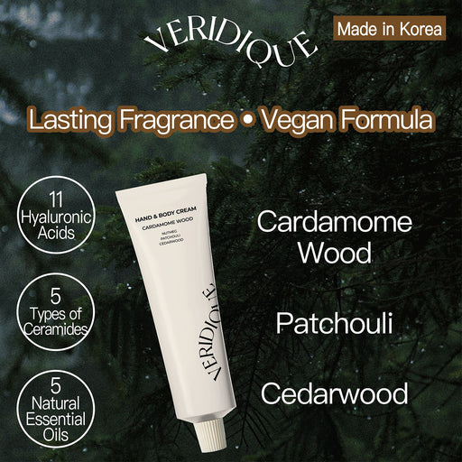 Veridique Hand & Body Cream (Cardamome Wood) 50ml - Pretties.com.hk