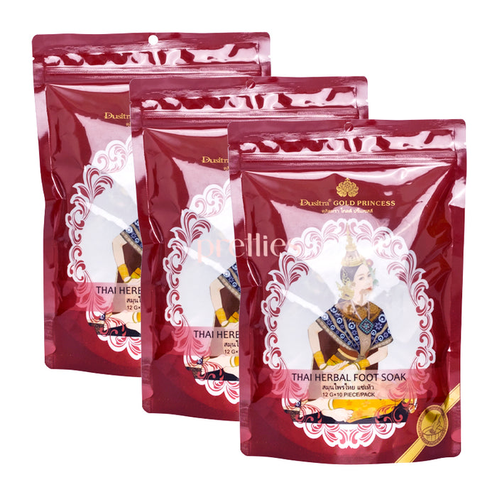 Royal Gold Princess Royal Thai Herbal Foot Soak (10pcs/pack) x3pcs