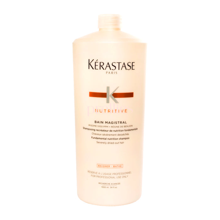 Kerastase Nutritive Bain Magistral Fundamental Nutrition Shampoo (Severely Dried-Out Hair) 1000ml (Orange)