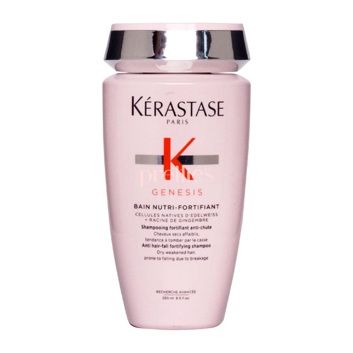 Kerastase Genesis Bain Hydra-fortifiant Anti Hair-fall Fortifying Shampoo (Weakened Hair, Prone to Falling due to Breakage) 250ml (Pink)