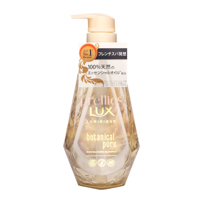 LUX Luminique Botanical Pure Non-Silicone Shampoo 450g (White)