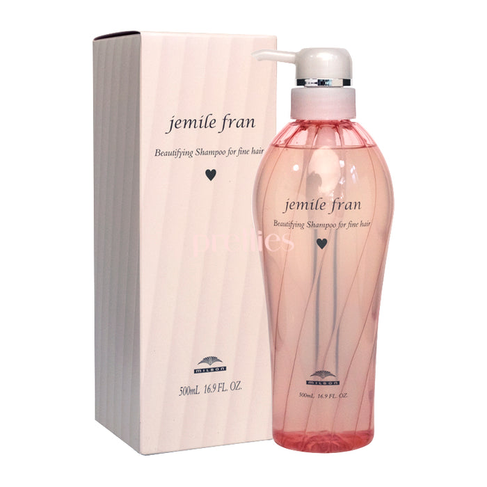 Milbon Jemile Fran Shampoo Heart 500ml (Pink)
