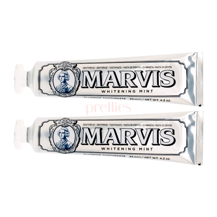 Marvis Whitening Mint Toothpaste (Silver) 85ml x2pcs (111718)