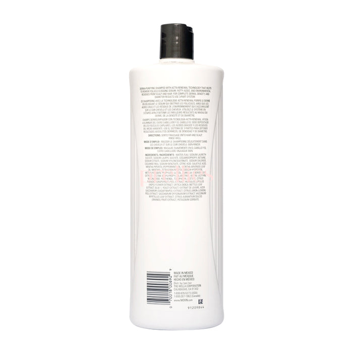 NIOXIN System 1 Cleanser Shampoo (Natural Hair Light Thinning) 1000ml (494883)