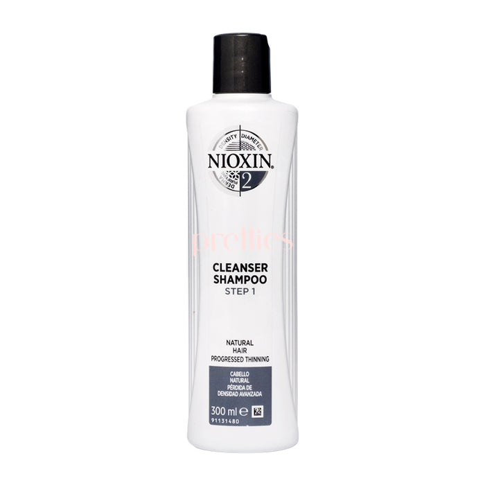 NIOXIN System 2 Cleanser Shampoo (Natural Hair Progressed Thinning) 300ml