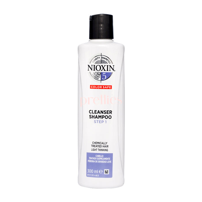 NIOXIN System 5 Cleanser Shampoo (Chemically Treated Hair Light Thinning) 300ml