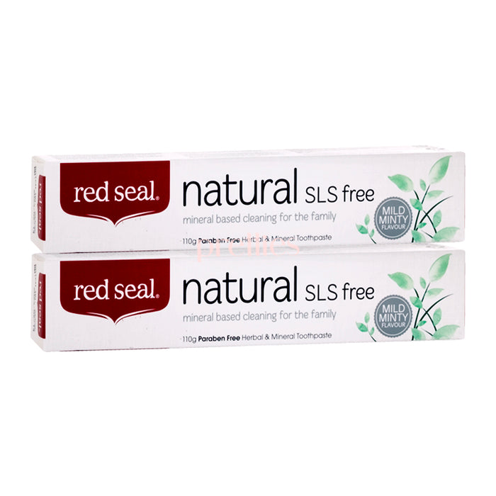 Red Seal Natural SLS free Toothpaste 110g x2pcs