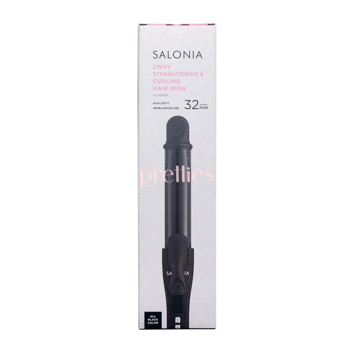 Salonia Hair Straightener & Curler 32mm (Black)