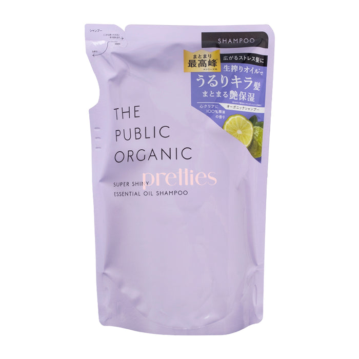 THE PUBLIC ORGANIC Super Shiny 精油洗髮乳 (佛手柑&玉蘭) (補充裝) 400ml (紫)